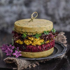 Chickpea Flour Burger Buns