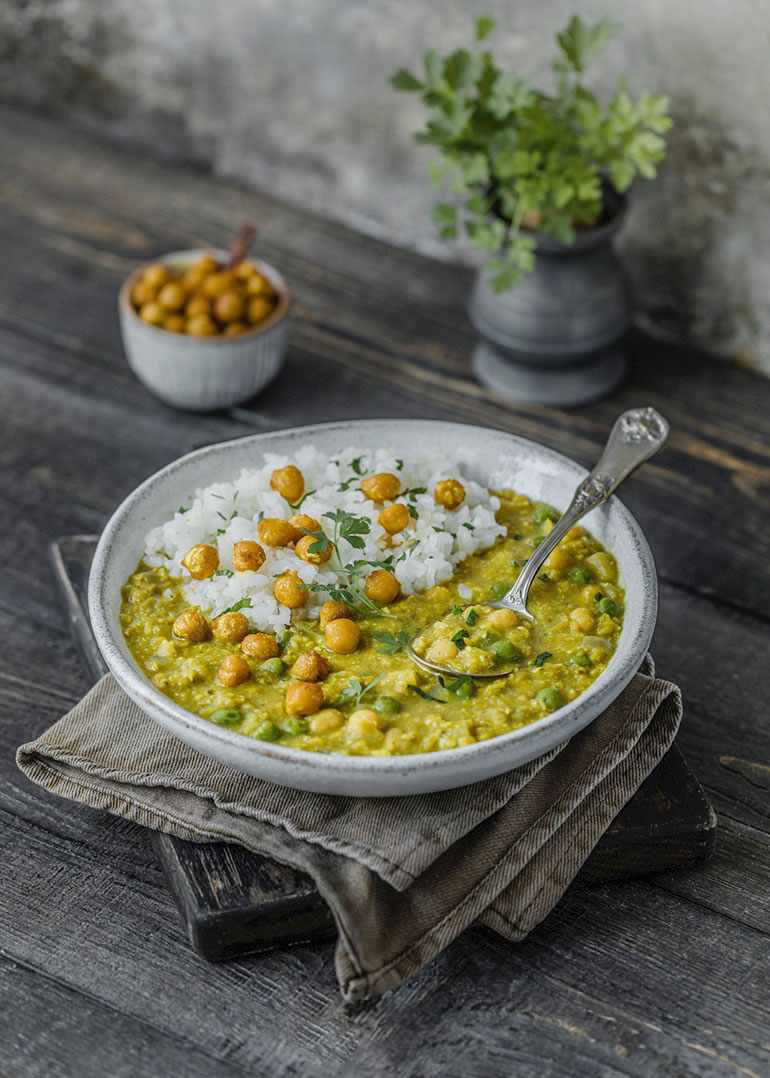 Red Lentil Chickpea Dhal | Rainbow in My Kitchen