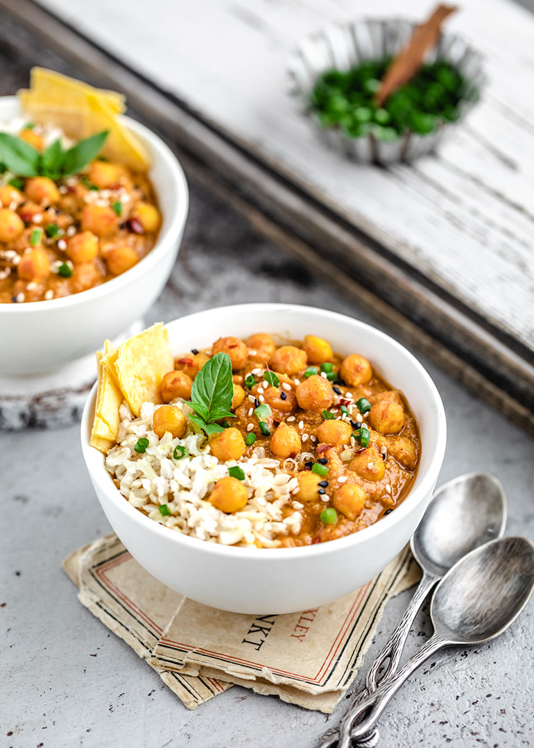 Chickpea Sweet Potato Stew