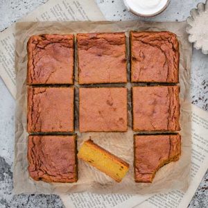 Sweet Potato Lemon Blondies