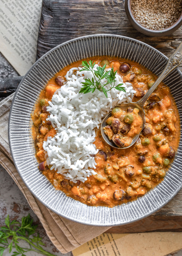 Adzuki Bean Vegetable Curry
