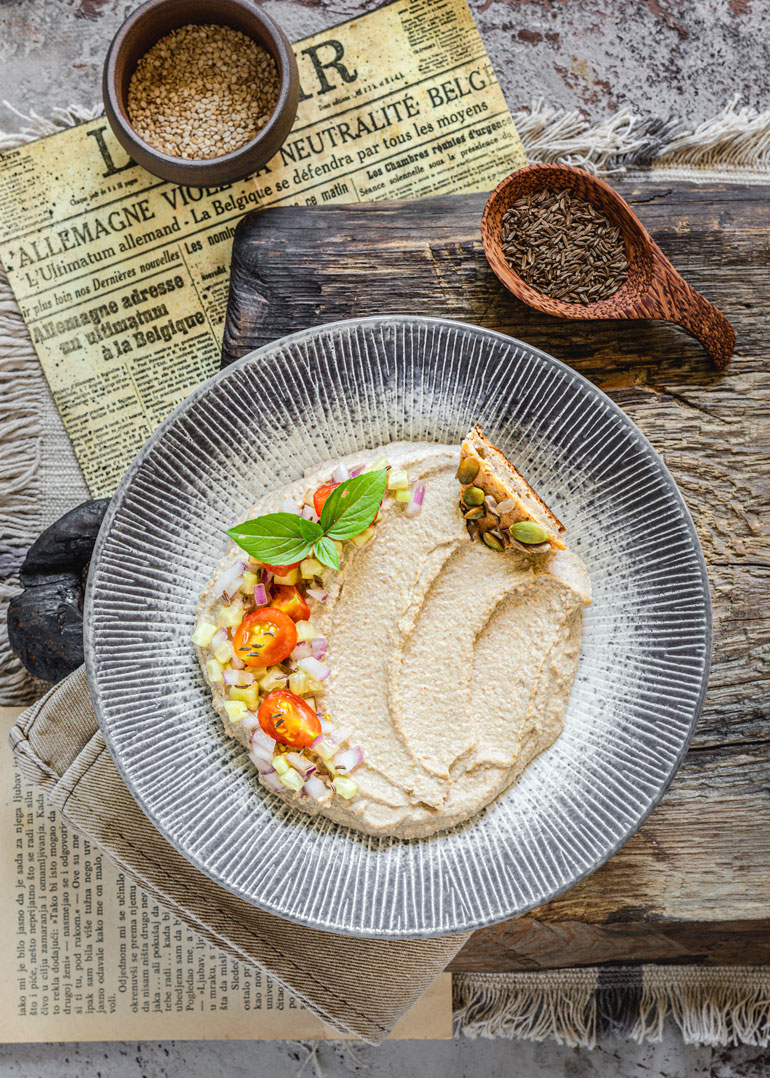 Easy Lentil Walnut Pate