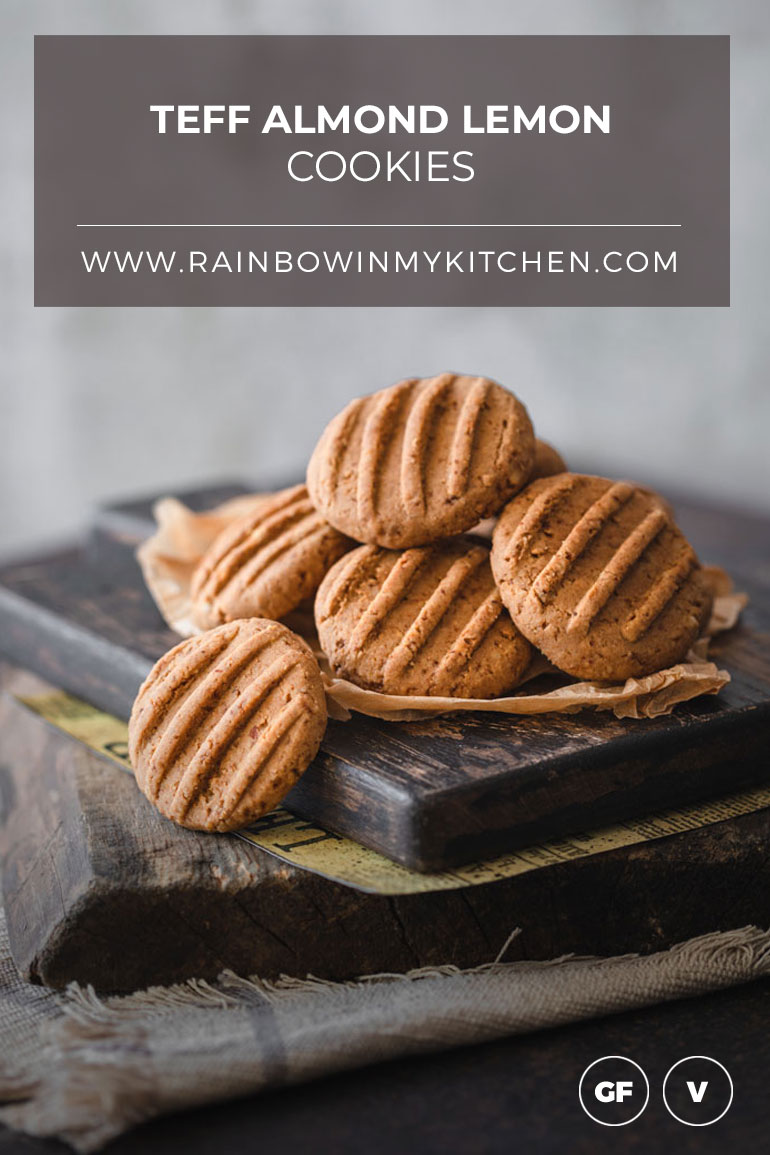 Teff Almond Lemon Cookies